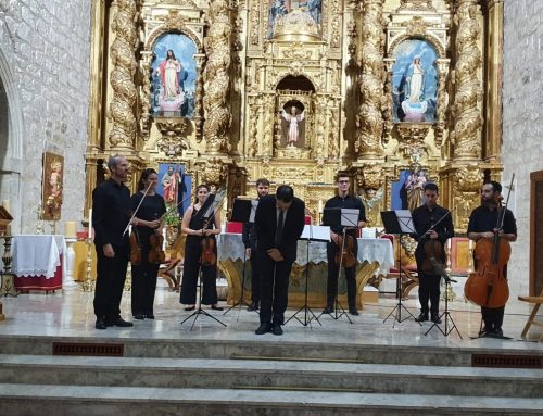 30 Aniversario de la Declaración BIC de la Iglesia de San Andrés de Albalate. La Camerata de la Orquesta Sinfónica MDC interpretó un concierto de música clásica para celebrarlo.