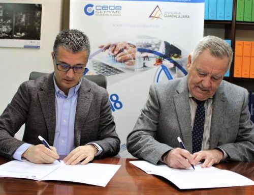 La CEOE CEPYME de Guadalajara y la Fundación Siglo Futuro, firman el convenio «de socio a socio».