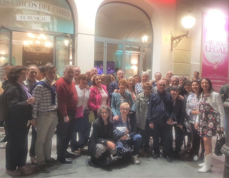 La Fundación Siglo Futuro en la entrada del Teatro La Latina