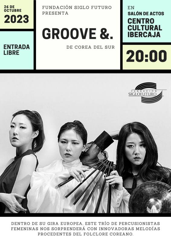 Groove&, de Corea del Sur, en concierto en Guadalajara dentro de su gira europea.