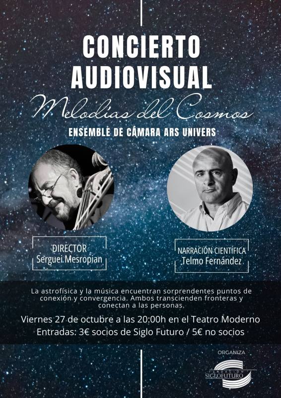 Melodías del Cosmos. Un concierto audiovisual de Telmo Fernández, Dirigido por Serguei Mesropian.